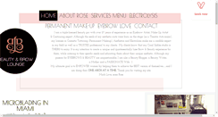 Desktop Screenshot of beautyandbrowlounge.com