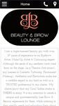 Mobile Screenshot of beautyandbrowlounge.com